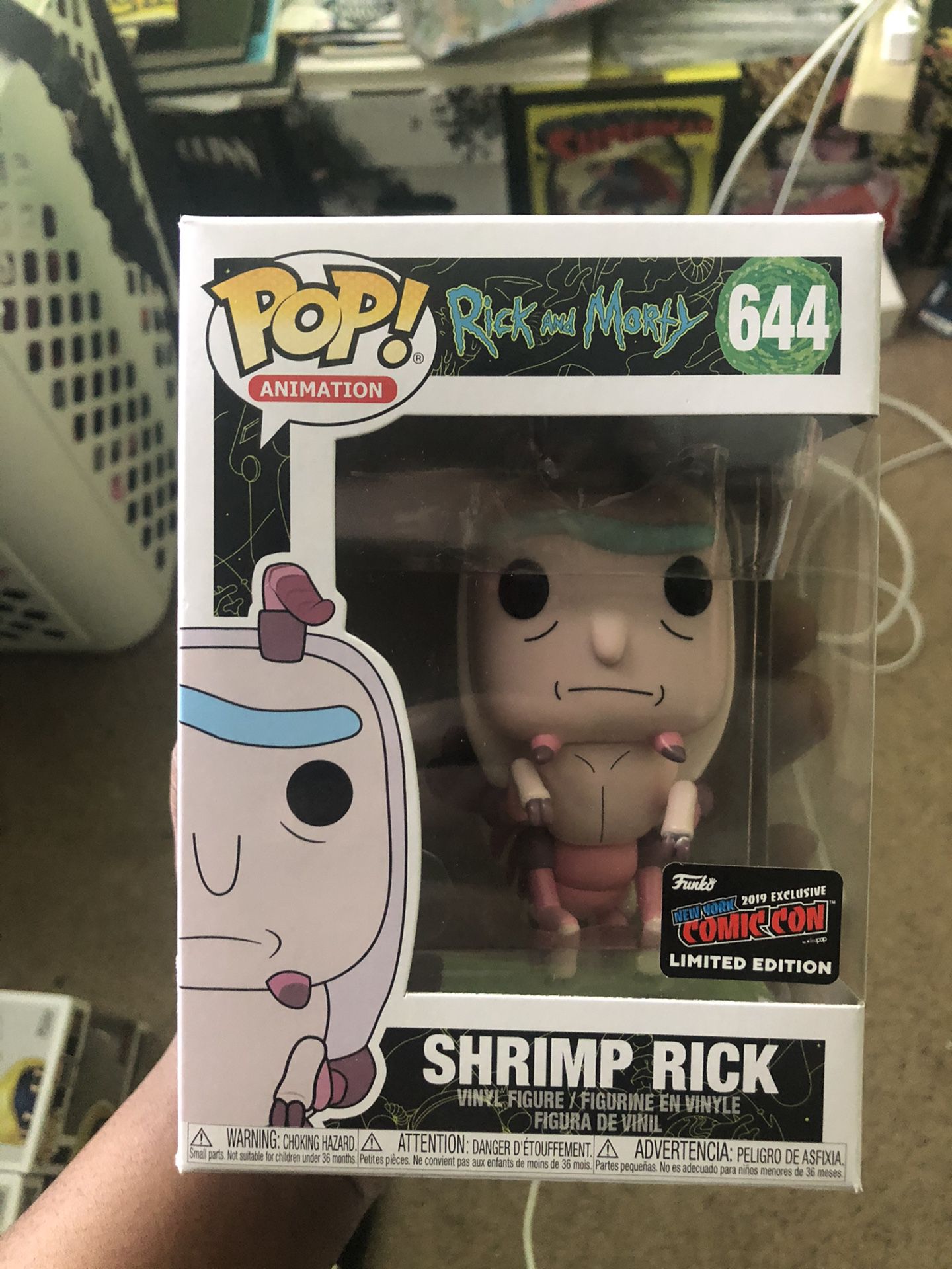 Shrimp Rick Funko POP NYCC