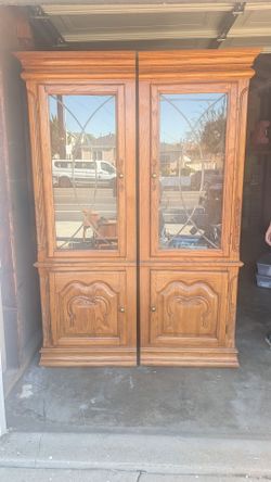 2 Vintage china Cabinets