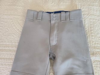 Mizuno baseball pants grey youth small med large xl