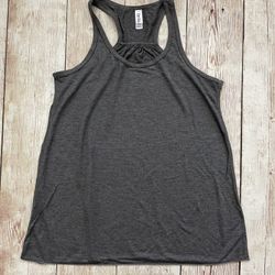 Bella Canvas Tank Top Shirt Gray Grey Gym Workout Tank
