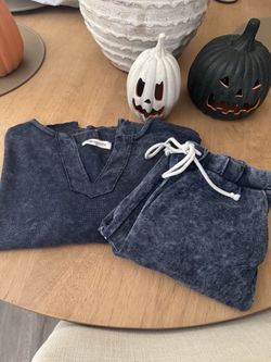 Blue Sweat Outfit Size M