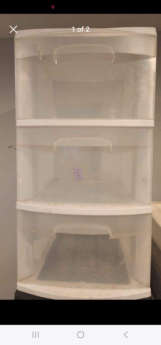 3 Drawer Cark Plastic