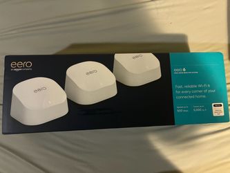 Amazon eero 6 Mesh WiFi System 3-pack