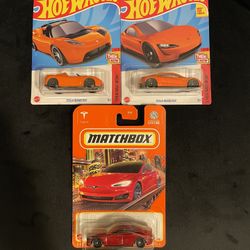 Hot Wheels Tesla Cars 