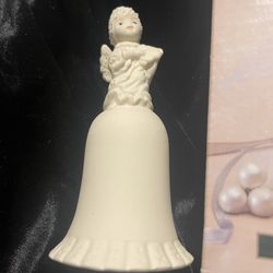 NIB 5” Porcelain Angel Bell