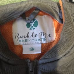 buckle me baby coat