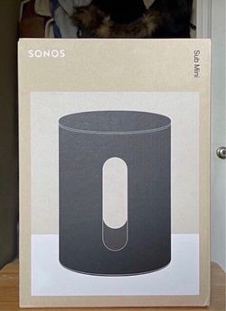 Sonos Sub Mini Black.  Brand New.  Includes Warranty.  Wireless mini subwoofer.