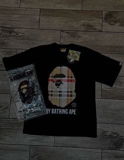 Black bape x Burberry
