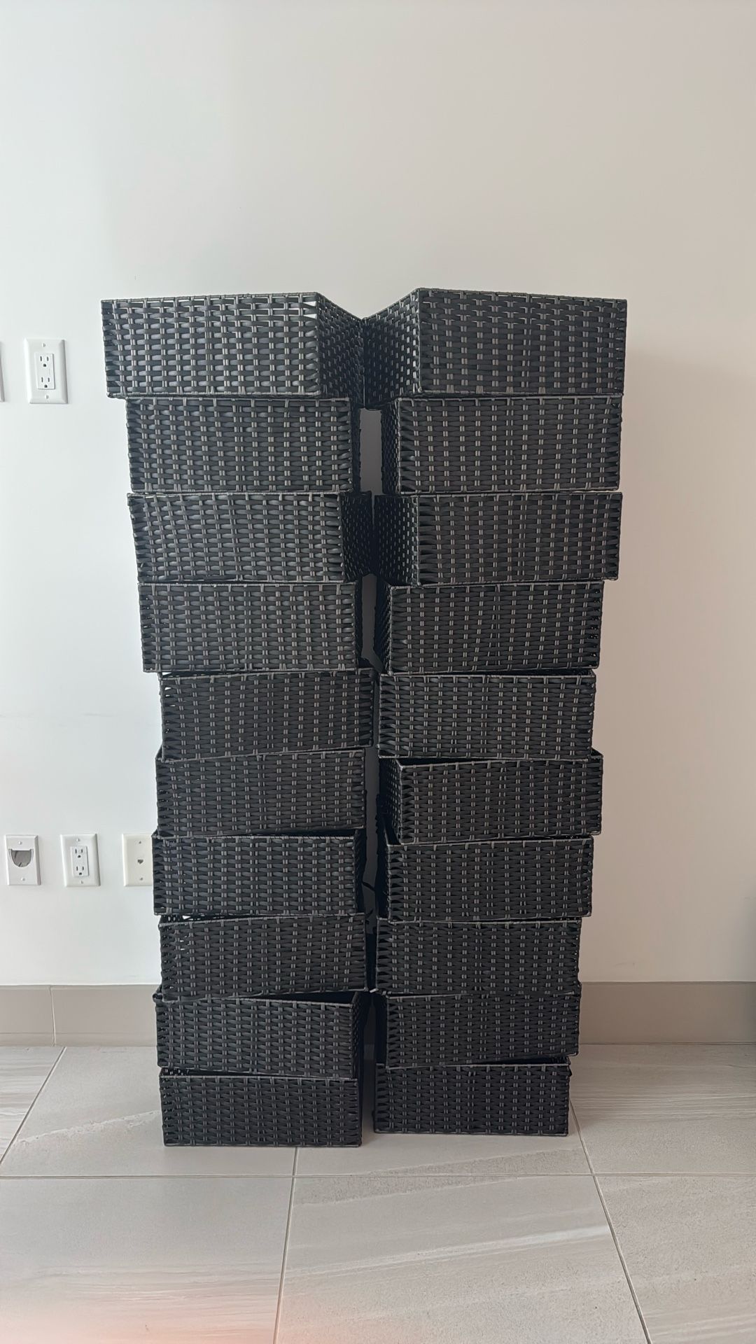 20 Woven Storage Bins (Container Store)