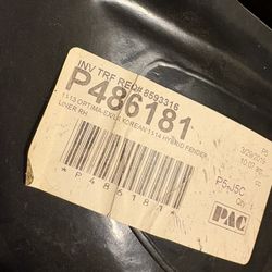 11-14 Kia Optima Fender Liner 