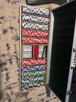 Poker Chip Set in Aluminum Case
