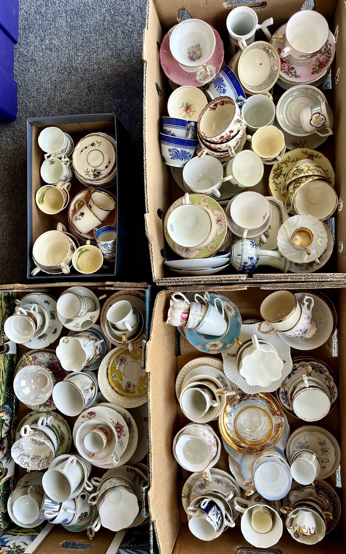 Tea Cups Saucers Sets Bone China 100+ EUC!-U-pick or Buy all