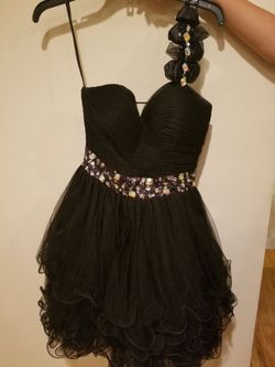 Black formal dress