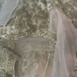 Champagne Ball Quinceañera Gown 