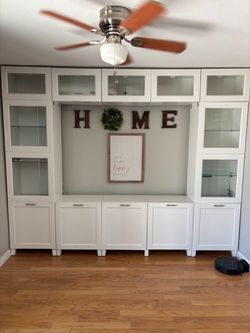 iKEA White Entertainment Center (BESTÅ VASSBO)