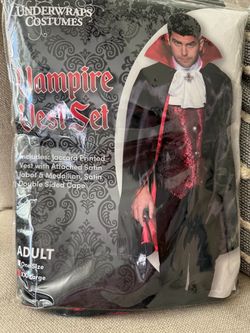 Underwraps halloween costumes vampire set men’s 2XL