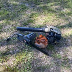 Parts Or Repair - Stihl BG 55 Blower And Craftsman Electric Chainsaw