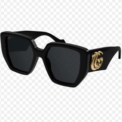 Gucci 54mm Oversized Sunglasses