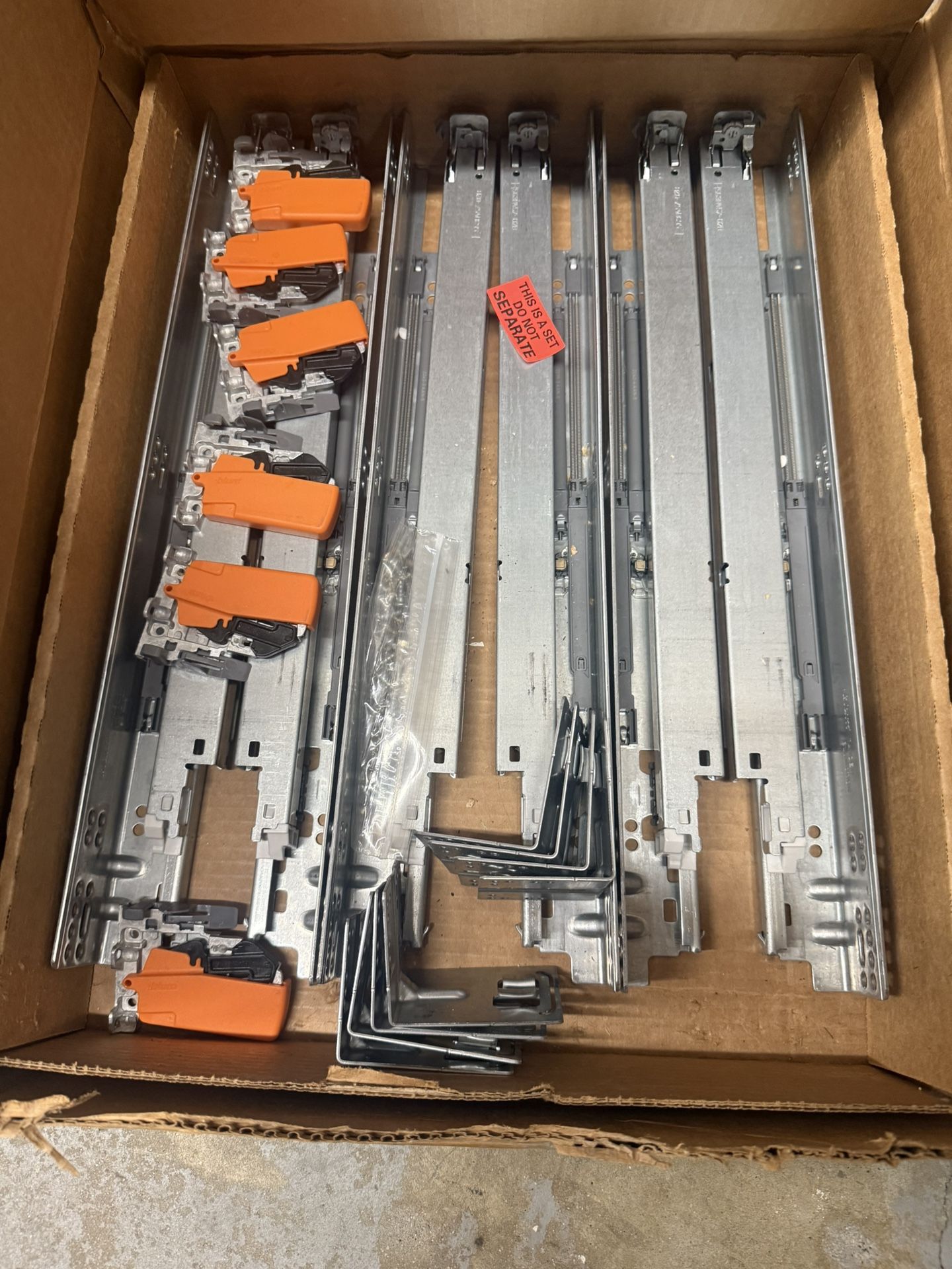 18” Blum Drawer Slides 3 Sets