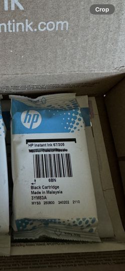 ► HP OEM 67/305 Ink Cartridge Black New in Box Price is EACH