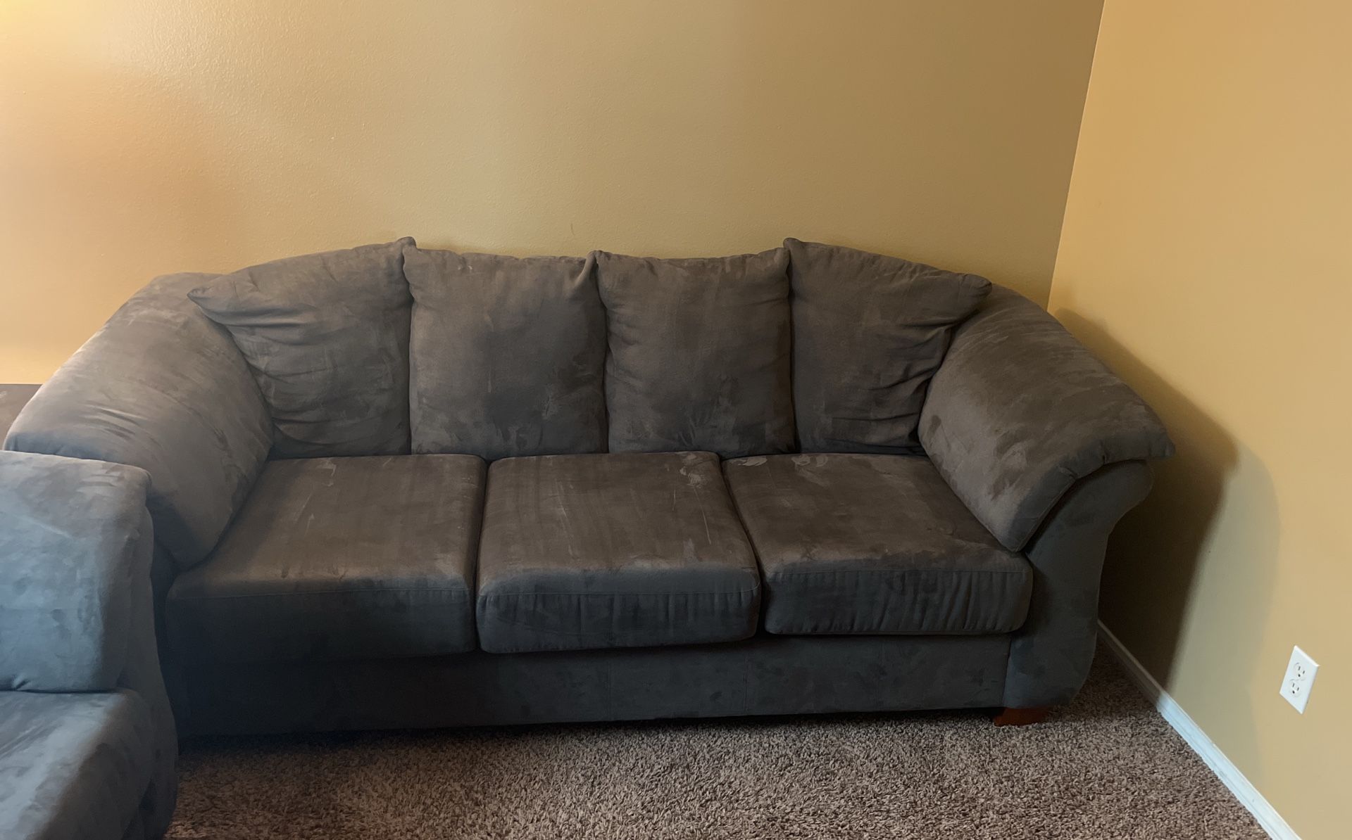 Couch and Love seat with end table
