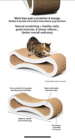 PetFusion Ultimate Cat Scratcher Lounge
