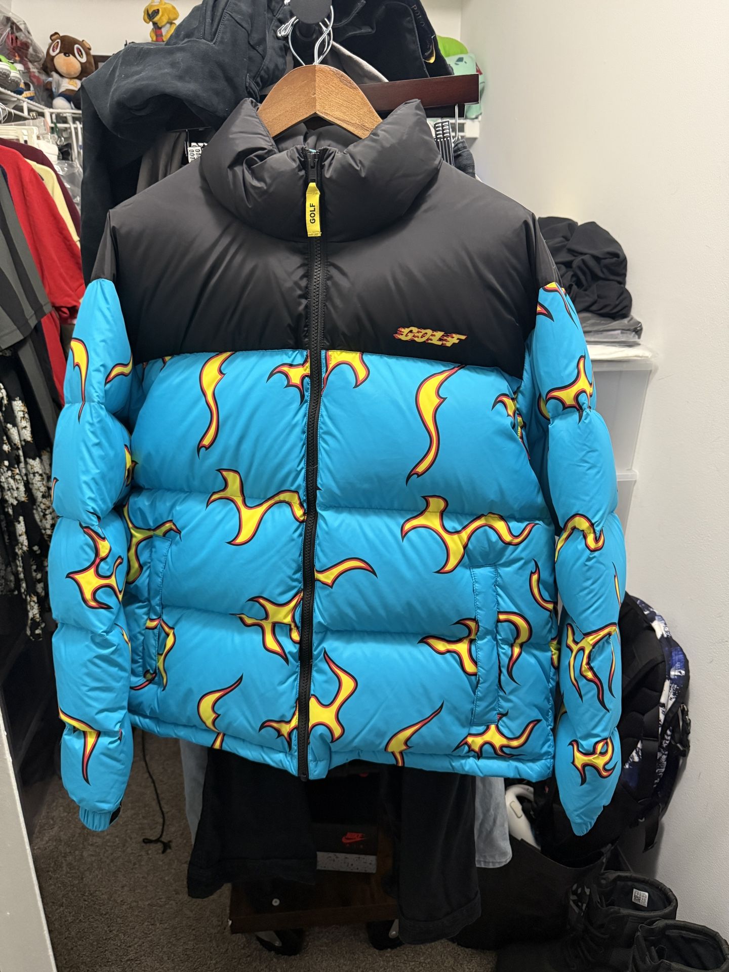 Tyler The Creator Chromakopia GOLF Bomber Jacket Flames