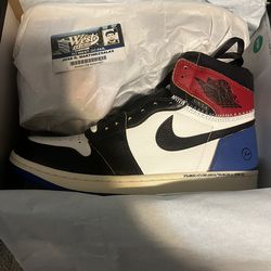 Union Fragment Jordan 1 Varsity Red
