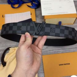 Louis Vuitton Damier Belt Graphite 90/36

