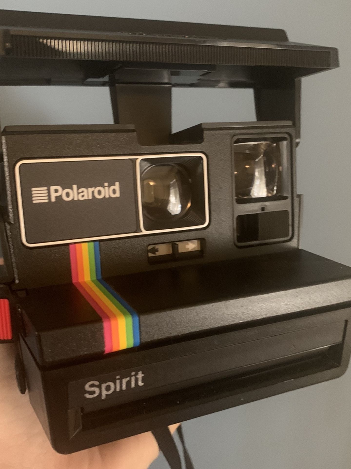 Polaroid OneStep 600 Instant Film Camera with Rainbow Stripe