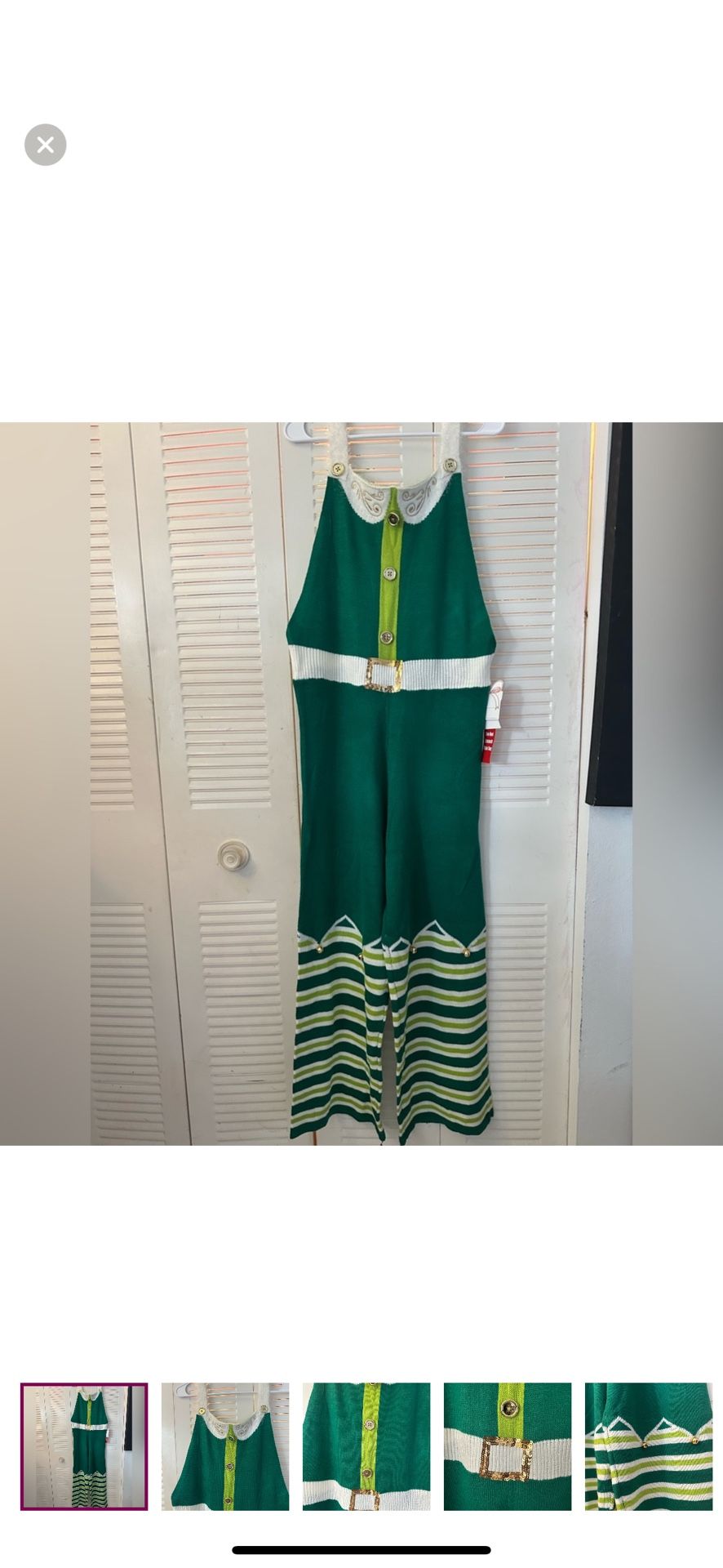 🆕 Eyeshadow Christmas Sweater Jumpsuit