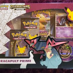Pokemon Celebrations Dragapult Prime Collection Box sealed