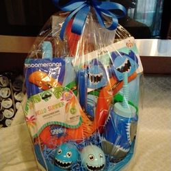 Shark theme basket