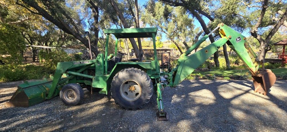 John Deere 410-D Backhoe Tractor