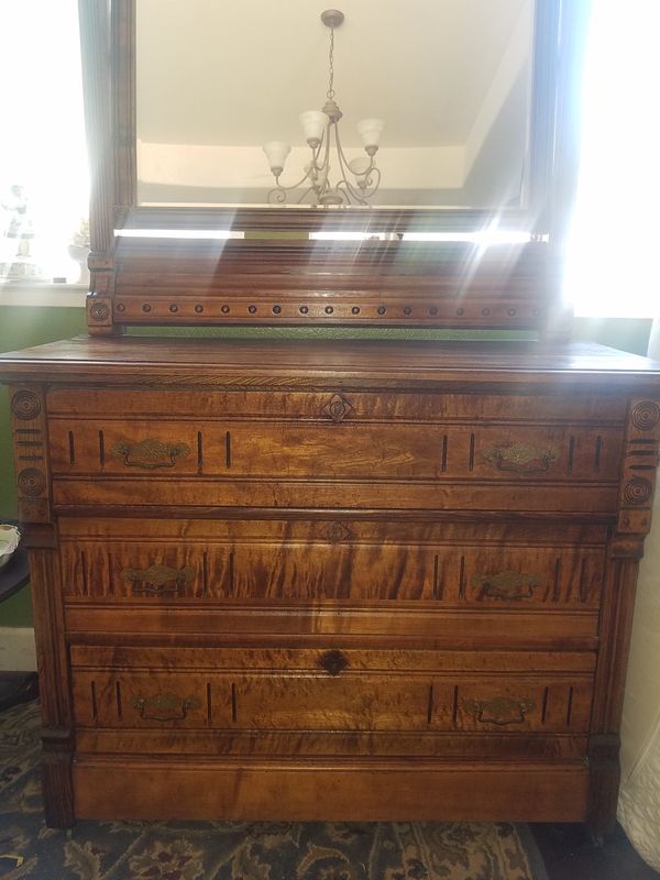 Mint Condition Eastlake Dresser Knapp Joints Over 100 Years Old