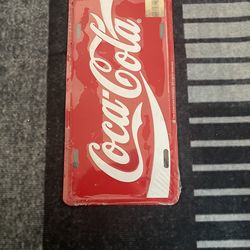 Coca-Cola Plate For Your Car