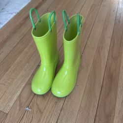 Rain Boots And Jacket