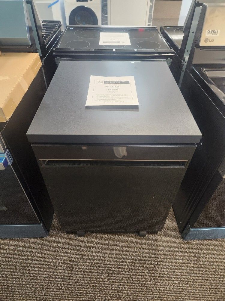 24 in. Top Control Portable Black Dishwasher with Stainless Steel Interior, Sanitize, 54 dBA