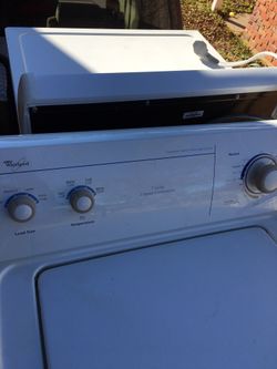 Whirlpool washer and dryer set