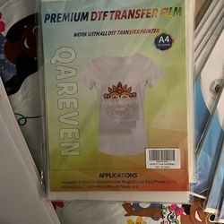 Premium Dtf Transfer Film Works With All Dtf Transfer