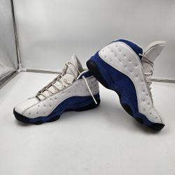 Nike Air Jordan 13 Retro 414571-117 Hyper Royal Blue White Shoes Men US Sz 12