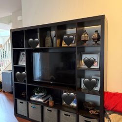 Tv Stand With Storage Bins