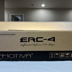 Emotiva ERC-4: DAC & CD Player and Transport, MINT Condition for Audiophiles.