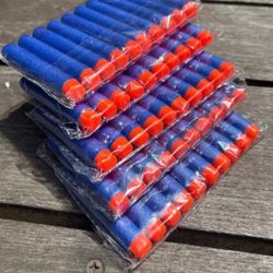 Nerf dart 5 pack blue and orange 10 in each pack 50 pieces