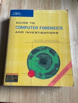 Guide to Computer Forensics and Investigations Textbook