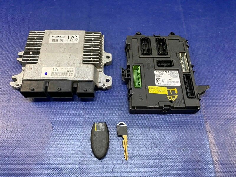 oem 19-20 QX50 FWD ENGINE & BODY CONTROL MODULE ECM BCM W/ KEY FOB # 76492