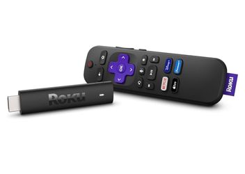 Roku Streaming Stick 4K - HDR & D. Vision Roku Streaming Device for TV with Voice Remote & Long-Range Wi-Fi - Free & Live TV