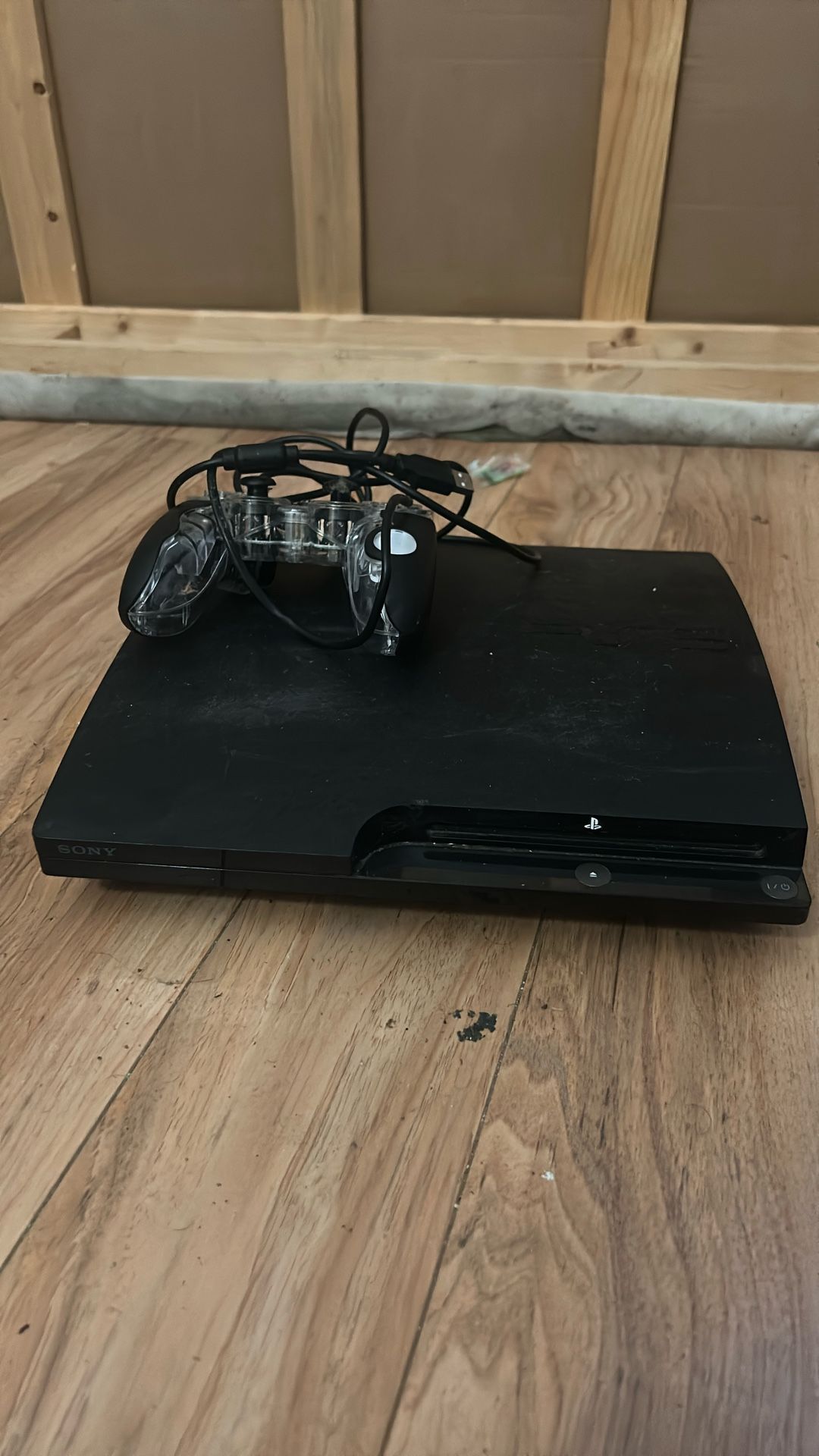 UNTESTED PlayStation 3 PS3 Slim W/ 3rd Party Controller