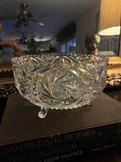 Crystal Footed Bowl