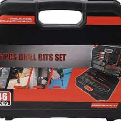 Multifunctional drill bit set, 246 pieces, multifunctional combination drill bit set, drill bit set with case for masonry drill bits Brand new D895